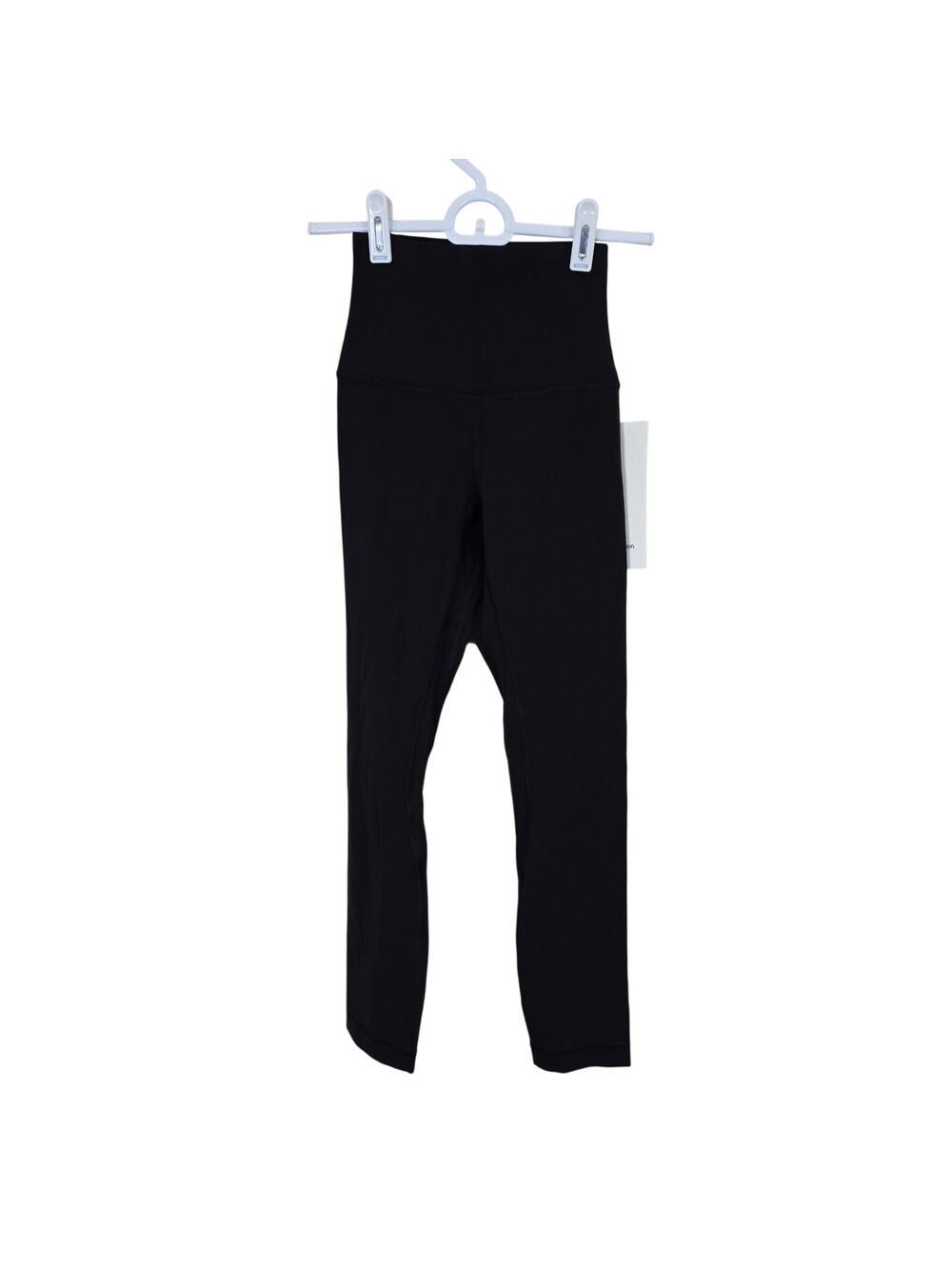 NEW NWT Women's Lululemon Align HR Crop 23" Black Leggings | Size 0 - Picture 1 of 9